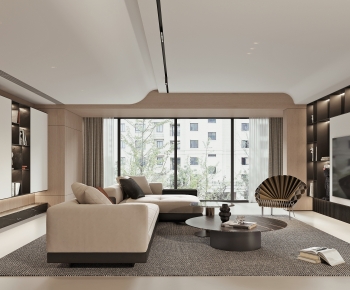 Modern A Living Room-ID:827442882