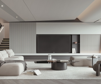Modern A Living Room-ID:866121055
