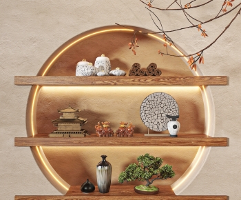 New Chinese Style Decorative Set-ID:401678095