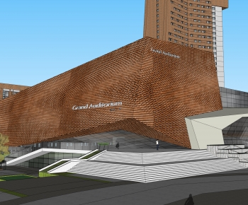 Modern Architecture Of Artistic Style-ID:402515894