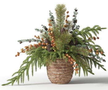 Modern Potted Green Plant-ID:790498977
