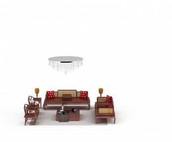 New Chinese Style Sofa Combination-ID:801593073