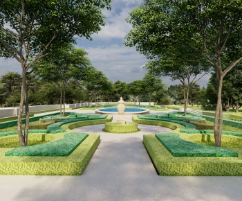 European Style Courtyard/landscape-ID:110151057