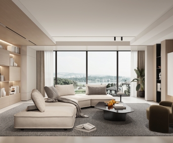 Modern A Living Room-ID:274890904