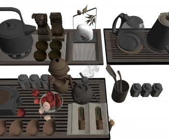 New Chinese Style Tea Set-ID:969118125