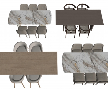 Modern Dining Table And Chairs-ID:425091037