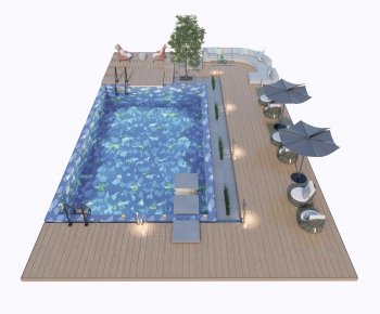 Modern Swimming Pool-ID:834055905