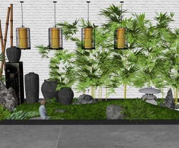 新中式景观植物小品-ID:877919915