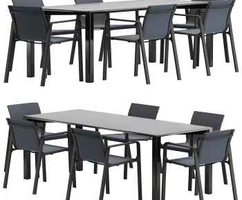 Modern Dining Table And Chairs-ID:719614985