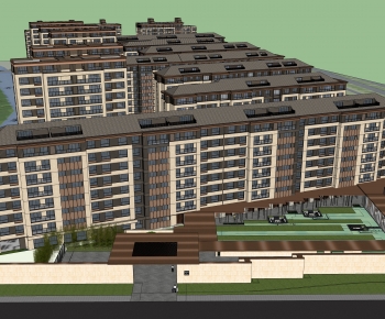 Modern Residential Building-ID:766411076