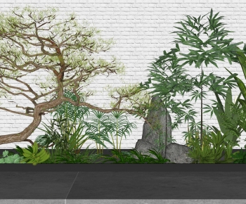 新中式景观植物小品-ID:953468082