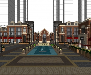 Classical Style Commercial Street-ID:754270678