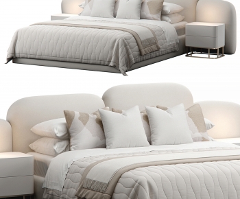 Modern Double Bed-ID:567050935