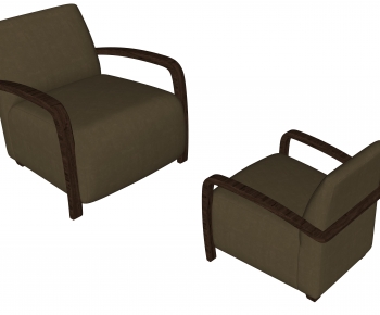 New Chinese Style Single Sofa-ID:991790061