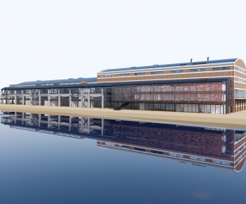 Modern Industrial Building-ID:961977961