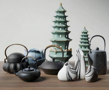 New Chinese Style Tea Set-ID:798871995