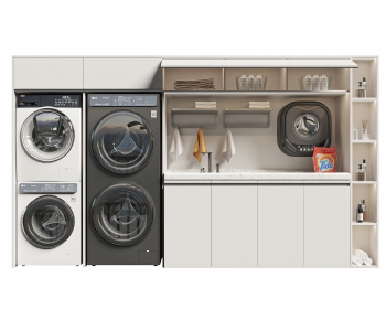 Modern Laundry Cabinet-ID:426525129