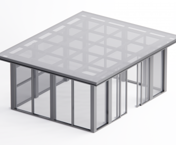 Modern Glass Sunshine Room-ID:805733925