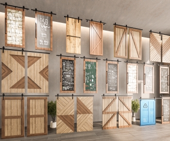 Modern Sliding Door-ID:566297053