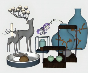 New Chinese Style Decorative Set-ID:203344117