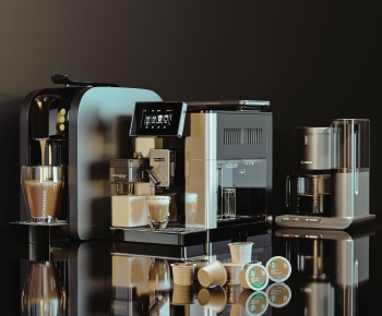 Modern Kitchen Electric Coffee Machine-ID:368482115