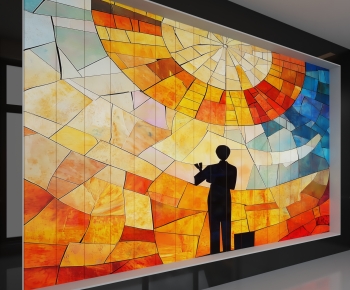 Modern TV Wall-ID:917781117