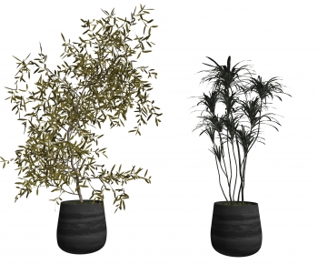 Modern Ground Green Plant Potted Plants-ID:501524935