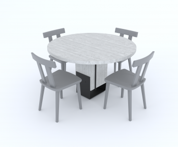 Modern Dining Table And Chairs-ID:531351093