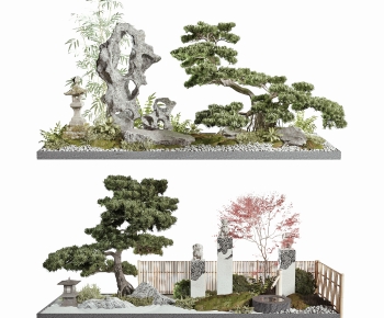 New Chinese Style Garden-ID:740959885