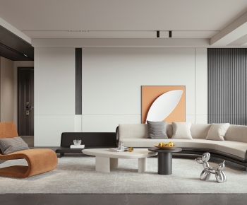 Modern A Living Room-ID:437139035