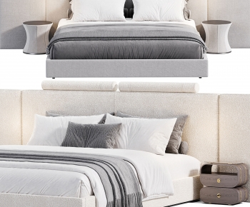 Modern Double Bed-ID:538368945