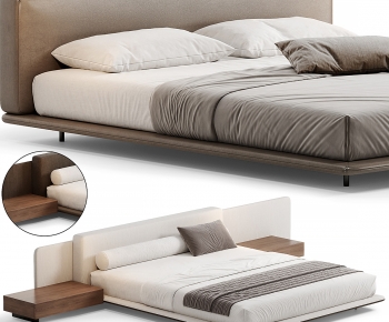 Modern Double Bed-ID:723983051