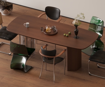 Modern Dining Table And Chairs-ID:185436019