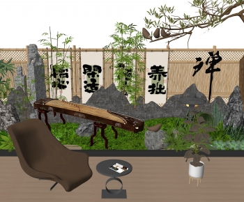 New Chinese Style Courtyard/landscape-ID:357640036