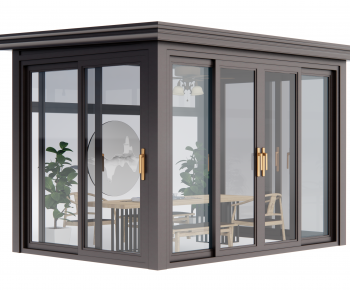 New Chinese Style Glass Sunshine Room-ID:443576108