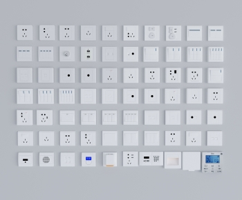 Modern Switch Socket Panel-ID:529412983