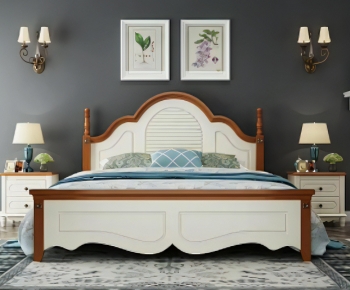 American Style Double Bed-ID:217704067