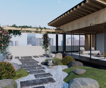 New Chinese Style Courtyard/landscape-ID:608350044