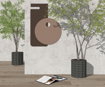 Modern Ground Green Plant Potted Plants-ID:955276013