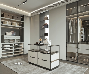 Modern Clothes Storage Area-ID:872673038
