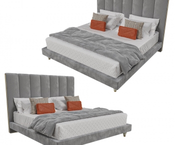 Modern Double Bed-ID:592431072