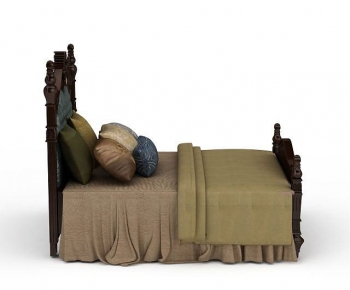European Style Double Bed-ID:768536093