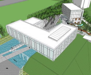 Modern Architecture Of Artistic Style-ID:225459101