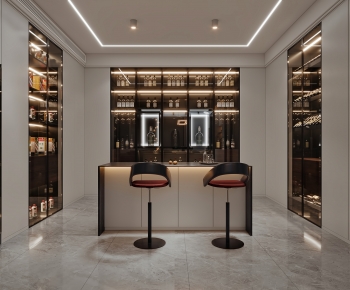 Modern Wine Cellar/Wine Tasting Room-ID:608594891