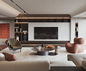 Modern A Living Room-ID:738934991