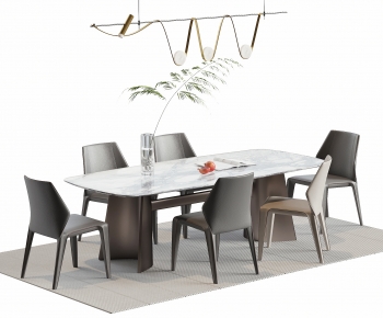 Modern Dining Table And Chairs-ID:977408899