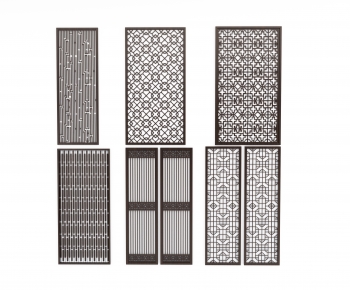 Modern Metal Screen Partition-ID:433985956