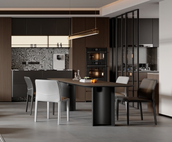 Modern Dining Room-ID:434228902