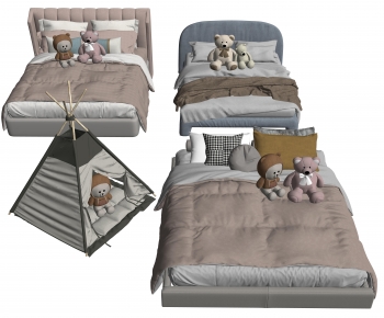 Modern Child's Bed-ID:959058052