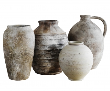 Wabi-sabi Style Clay Pot-ID:780324944